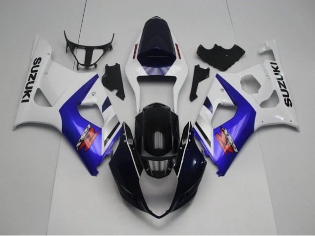 Bleu Foncé Devant et Bleu Carénage Moto Suzuki GSXR 1000 K3 2003-2004 Bleu Foncé Devant et Bleu Carénage Moto Suzuki GSXR 1000 K3 2003-2004