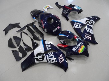 Bleu Foncé HP Carénage Moto Honda CBR 1000 RR 2008-2011