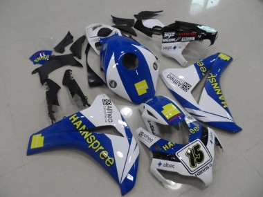 Bleu Hannspree Carénage Moto Honda CBR 1000 RR 2008-2011
