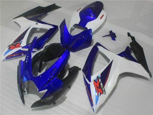 Bleu Kit Carénages Motos Complet Suzuki GSXR 600 / 750 K6 2006-2007 Bleu Kit Carénages Motos Complet Suzuki GSXR 600 / 750 K6 2006-2007