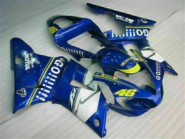 Bleu Kit Carénages Motos Complet Yamaha R1 2000-2001 Bleu Kit Carénages Motos Complet Yamaha R1 2000-2001