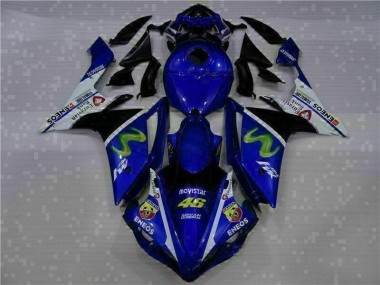 Bleu Kit Carénages Motos Yamaha R1 2007-2008
