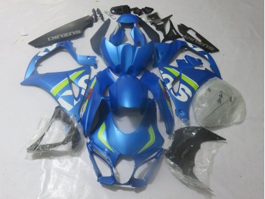 Bleu Lime Carénage Moto Suzuki GSXR 1000 2017-2023
