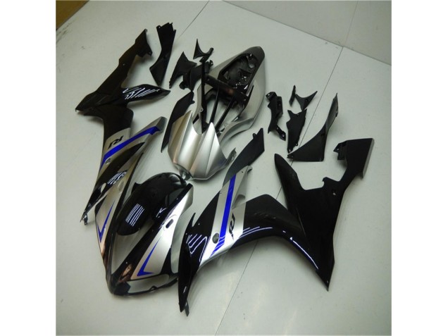 Bleu Noir Argent Carénage Moto Yamaha R1 2004-2006 Bleu Noir Argent Carénage Moto Yamaha R1 2004-2006