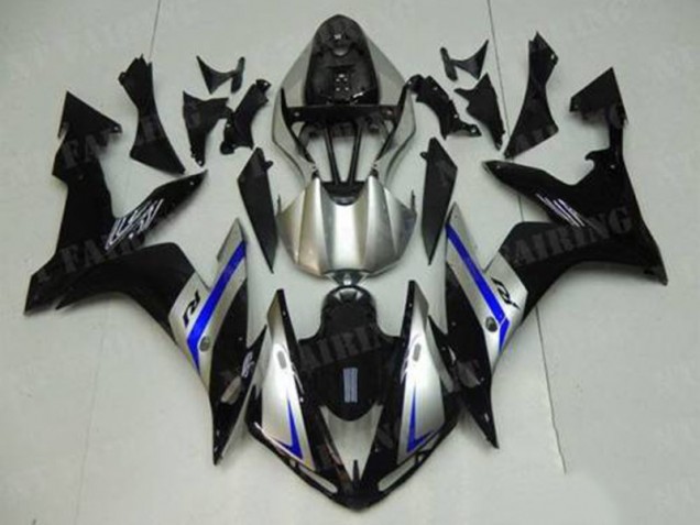Bleu Noir Argent Carénage Moto Yamaha R1 2004-2006 Bleu Noir Argent Carénage Moto Yamaha R1 2004-2006