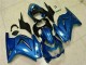 Bleu Noir Blanc Ninja Carénage Moto Kawasaki EX250 2008-2012 Bleu Noir Blanc Ninja Carénage Moto Kawasaki EX250 2008-2012