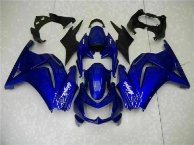 Bleu Noir Blanc Ninja Carénages Moto Kawasaki EX250 2008-2012