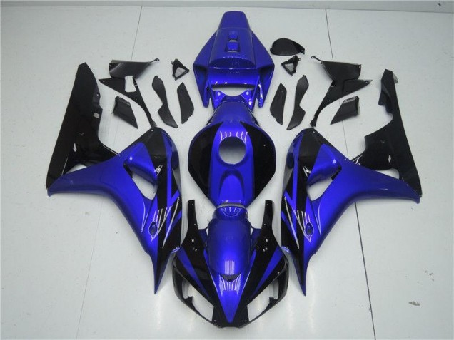 Bleu Noir Carénage Moto Honda CBR 1000 RR 2006-2007 Bleu Noir Carénage Moto Honda CBR 1000 RR 2006-2007