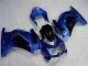 Bleu Noir Carénage Moto Kawasaki EX250 2008-2012 Bleu Noir Carénage Moto Kawasaki EX250 2008-2012