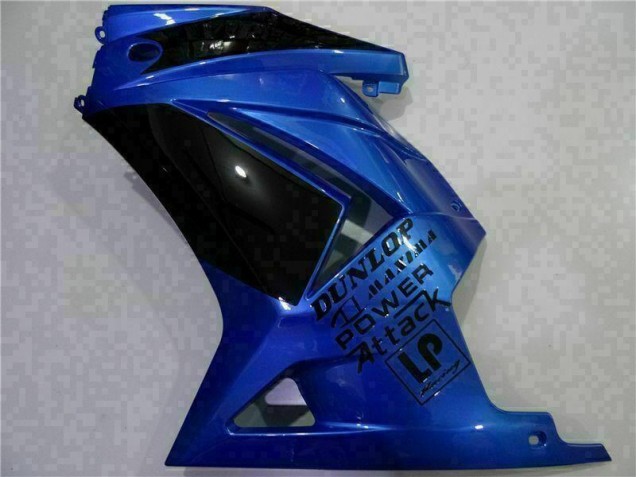 Bleu Noir Carénage Moto Kawasaki EX250 2008-2012 Bleu Noir Carénage Moto Kawasaki EX250 2008-2012