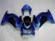 Bleu Noir Carénage Moto Kawasaki EX250 2008-2012 Bleu Noir Carénage Moto Kawasaki EX250 2008-2012