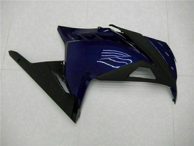 Bleu Noir Carénage Moto Kawasaki EX300 2013-2016