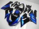 Bleu Noir Carénage Moto Kawasaki ZX6R 2005-2006 Bleu Noir Carénage Moto Kawasaki ZX6R 2005-2006
