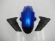 Bleu Noir Carénage Moto Kawasaki ZX6R 2005-2006 Bleu Noir Carénage Moto Kawasaki ZX6R 2005-2006