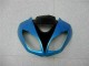 Bleu Noir Carénage Moto Kawasaki ZX6R 2009-2012 Bleu Noir Carénage Moto Kawasaki ZX6R 2009-2012