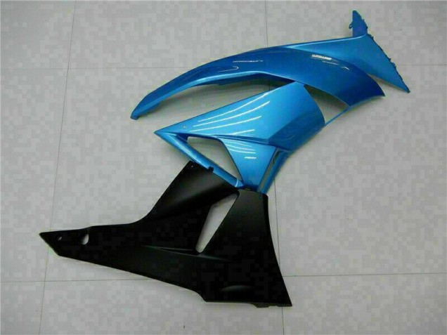 Bleu Noir Carénage Moto Kawasaki ZX6R 2009-2012 Bleu Noir Carénage Moto Kawasaki ZX6R 2009-2012