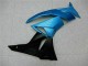 Bleu Noir Carénage Moto Kawasaki ZX6R 2009-2012 Bleu Noir Carénage Moto Kawasaki ZX6R 2009-2012