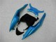 Bleu Noir Carénage Moto Kawasaki ZX6R 2009-2012 Bleu Noir Carénage Moto Kawasaki ZX6R 2009-2012