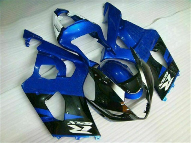 Bleu Noir Carénage Moto Suzuki GSXR 1000 K3 2003-2004 Bleu Noir Carénage Moto Suzuki GSXR 1000 K3 2003-2004
