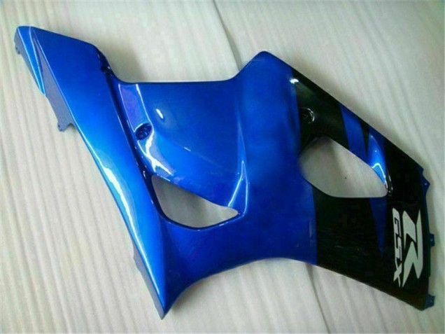 Bleu Noir Carénage Moto Suzuki GSXR 1000 K3 2003-2004 Bleu Noir Carénage Moto Suzuki GSXR 1000 K3 2003-2004