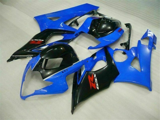 Bleu Noir Carénage Moto Suzuki GSXR 1000 K5 2005-2006 Bleu Noir Carénage Moto Suzuki GSXR 1000 K5 2005-2006