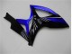 Bleu Noir Carénage Moto Suzuki GSXR 600 / 750 K6 2006-2007 Bleu Noir Carénage Moto Suzuki GSXR 600 / 750 K6 2006-2007