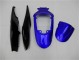 Bleu Noir Carénage Moto Suzuki GSXR 600 / 750 K6 2006-2007 Bleu Noir Carénage Moto Suzuki GSXR 600 / 750 K6 2006-2007