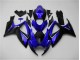 Bleu Noir Carénage Moto Suzuki GSXR 600 / 750 K6 2006-2007 Bleu Noir Carénage Moto Suzuki GSXR 600 / 750 K6 2006-2007