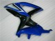 Bleu Noir Carénage Moto Suzuki GSXR 600 / 750 K8 2008-2010 Bleu Noir Carénage Moto Suzuki GSXR 600 / 750 K8 2008-2010