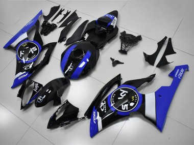 Bleu Noir Carénage Moto Yamaha R6 2008-2016