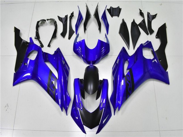 Bleu Noir Carénage Moto Yamaha R6 2017-2023 Bleu Noir Carénage Moto Yamaha R6 2017-2023