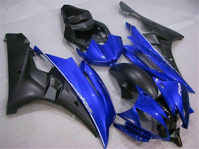 Bleu Noir Carénage Moto de Rechange Yamaha R6 2006-2007 Bleu Noir Carénage Moto de Rechange Yamaha R6 2006-2007
