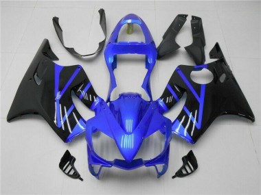 Bleu Noir Carénages Moto Honda CBR 600 F4i 2001-2003