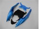 Bleu Noir Carénages Moto Kawasaki ZX6R 2009-2012 Bleu Noir Carénages Moto Kawasaki ZX6R 2009-2012