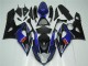Bleu Noir Carénages Moto Suzuki GSXR 1000 K5 2005-2006 Bleu Noir Carénages Moto Suzuki GSXR 1000 K5 2005-2006