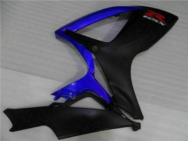 Bleu Noir Carénages Moto Suzuki GSXR 600 / 750 K6 2006-2007 Bleu Noir Carénages Moto Suzuki GSXR 600 / 750 K6 2006-2007