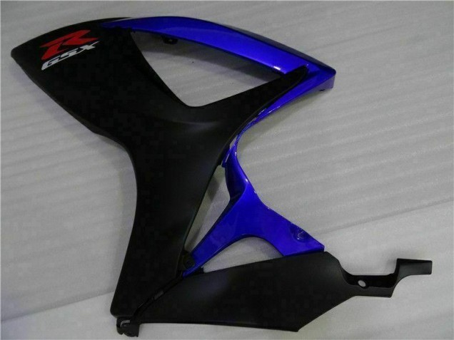 Bleu Noir Carénages Moto Suzuki GSXR 600 / 750 K6 2006-2007 Bleu Noir Carénages Moto Suzuki GSXR 600 / 750 K6 2006-2007