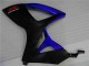 Bleu Noir Carénages Moto Suzuki GSXR 600 / 750 K6 2006-2007 Bleu Noir Carénages Moto Suzuki GSXR 600 / 750 K6 2006-2007
