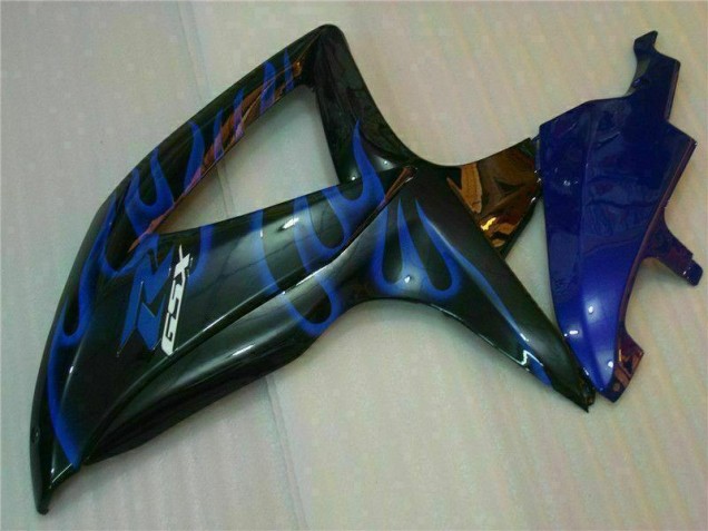 Bleu Noir Carénages Moto Suzuki GSXR 600 / 750 K8 2008-2010 Bleu Noir Carénages Moto Suzuki GSXR 600 / 750 K8 2008-2010