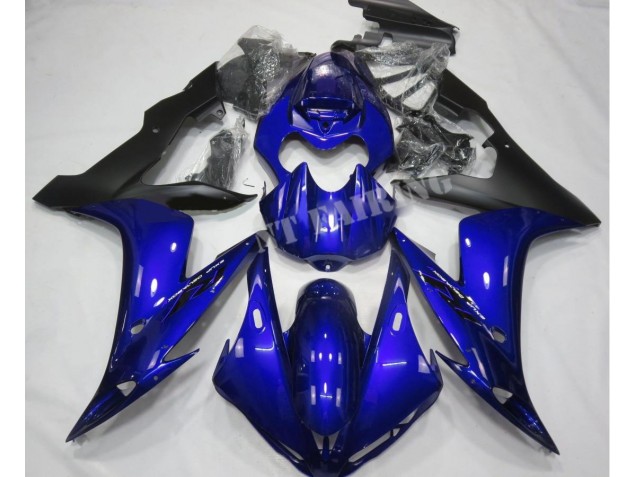 Bleu Noir Carénages Moto Yamaha R1 2004-2006 Bleu Noir Carénages Moto Yamaha R1 2004-2006