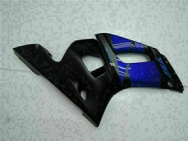Bleu Noir Carénages Moto Yamaha R6 1998-2002 Bleu Noir Carénages Moto Yamaha R6 1998-2002