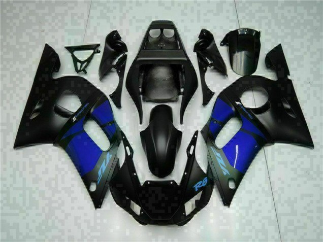 Bleu Noir Carénages Moto Yamaha R6 1998-2002 Bleu Noir Carénages Moto Yamaha R6 1998-2002