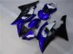 Bleu Noir Carénages Moto Yamaha R6 2008-2016 Bleu Noir Carénages Moto Yamaha R6 2008-2016