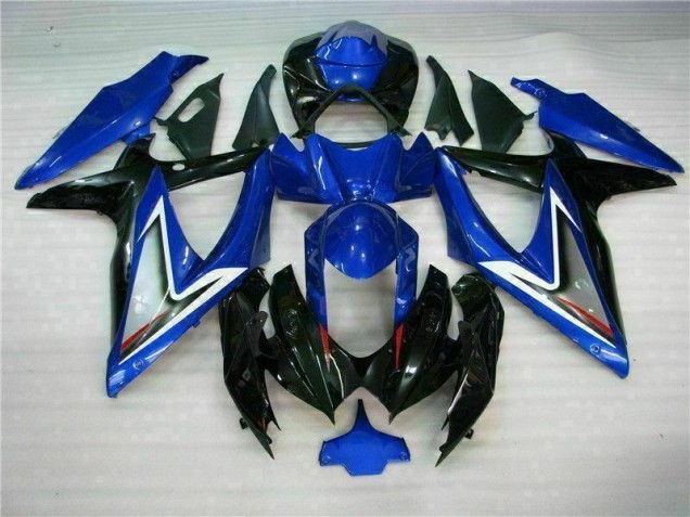 Bleu Noir Carrosserie Moto Suzuki GSXR 600 / 750 K8 2008-2010 Bleu Noir Carrosserie Moto Suzuki GSXR 600 / 750 K8 2008-2010
