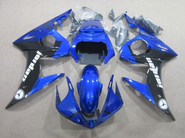 Bleu Noir Carrosserie Moto Yamaha R6 2003-2005