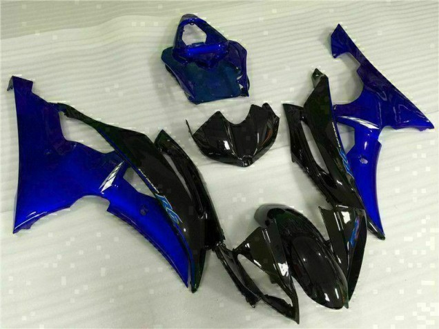 Bleu Noir Carrosserie Moto Yamaha R6 2008-2016 Bleu Noir Carrosserie Moto Yamaha R6 2008-2016