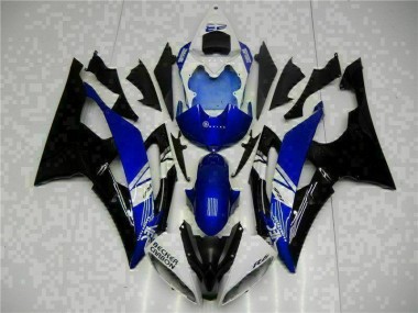Bleu Noir Kit Carénages Motos Complet Yamaha R6 2008-2016