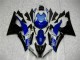 Bleu Noir Kit Carénages Motos Complet Yamaha R6 2008-2016 Bleu Noir Kit Carénages Motos Complet Yamaha R6 2008-2016