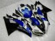 Bleu Noir Kit Carénages Motos Complet Yamaha R6 2008-2016 Bleu Noir Kit Carénages Motos Complet Yamaha R6 2008-2016
