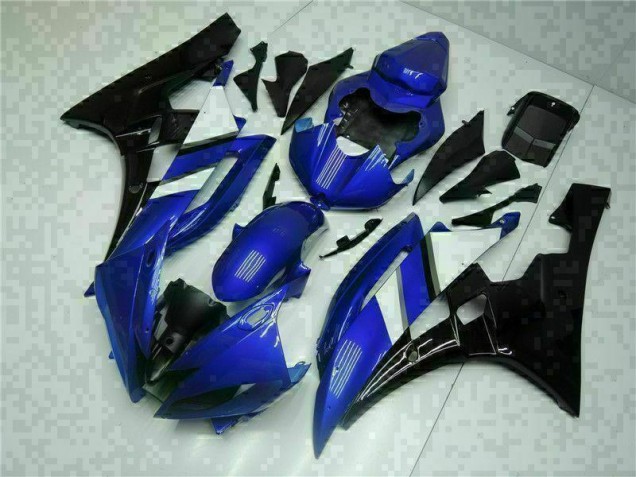 Bleu Noir Kit Carénages Motos & Plastique Yamaha R6 2006-2007 Bleu Noir Kit Carénages Motos & Plastique Yamaha R6 2006-2007